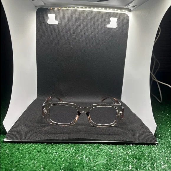 Prada Transparent Gray Glasses - Picture 1 of 5